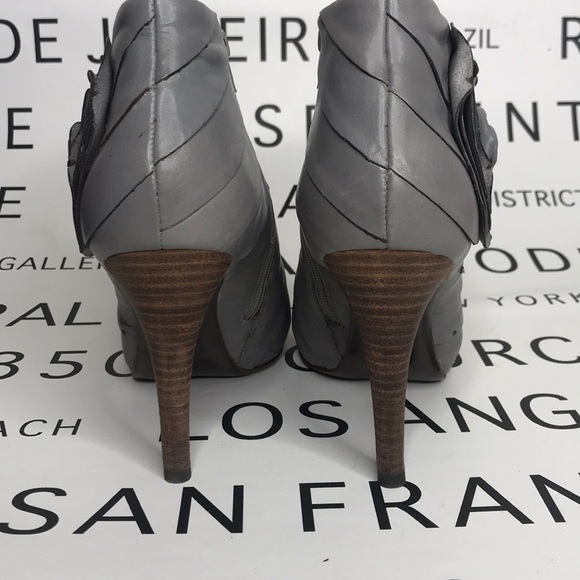 Leather BCBG Ankle Booties - Picture 4 of 5